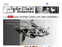 Tablet Screenshot of judo-saintsebastien.fr